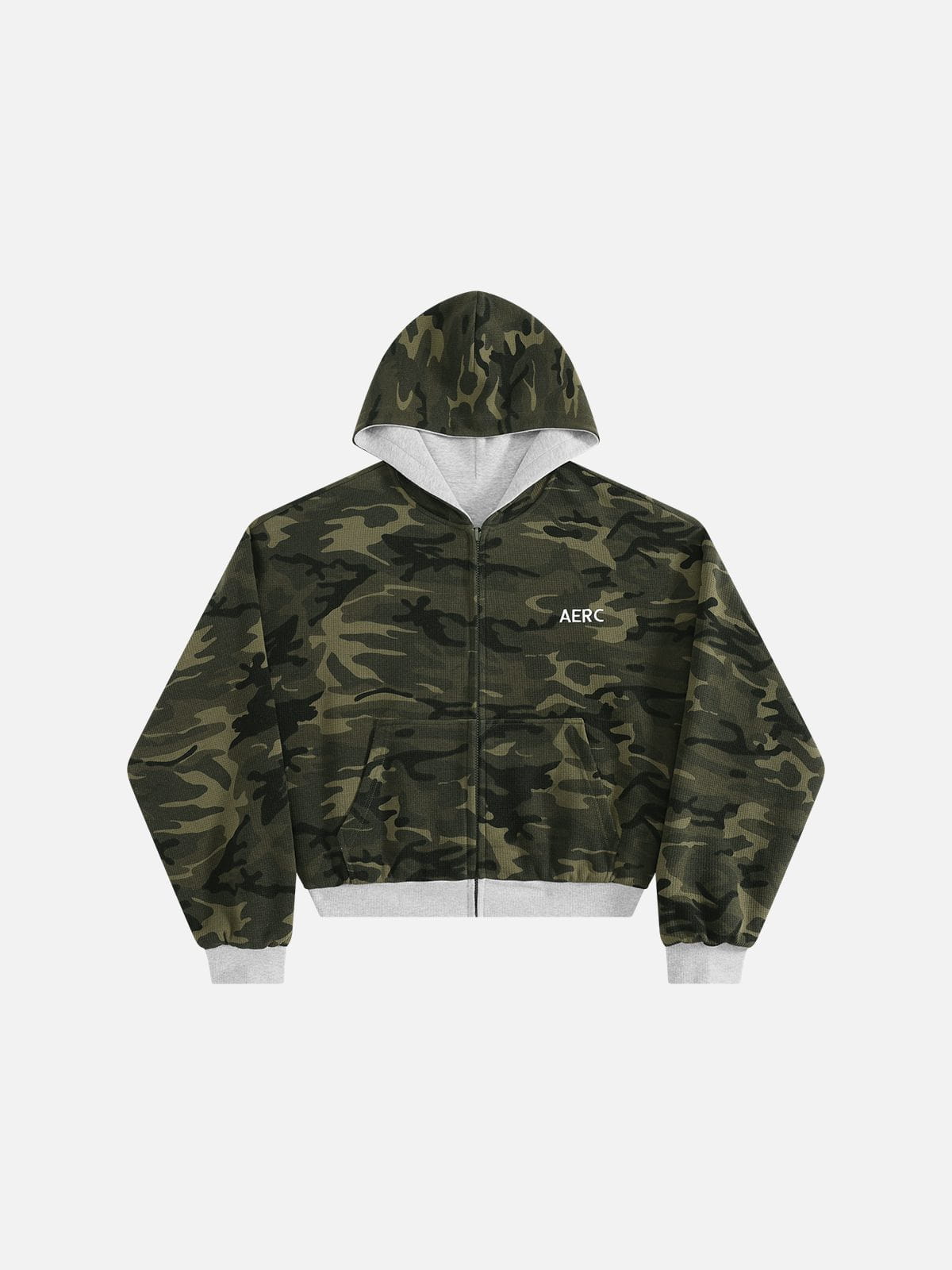 Aelfric Eden Boxy Reversible CAMO Zip Up Hoodie