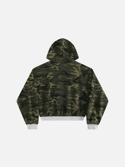 Aelfric Eden Boxy Reversible CAMO Zip Up Hoodie