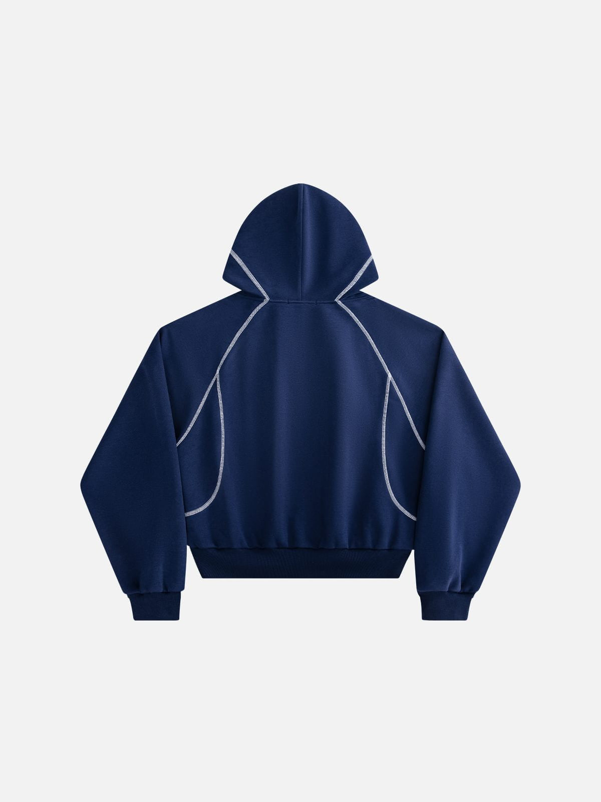 Aelfric Eden Boxy Contrast Stitching Pullover Hoodie