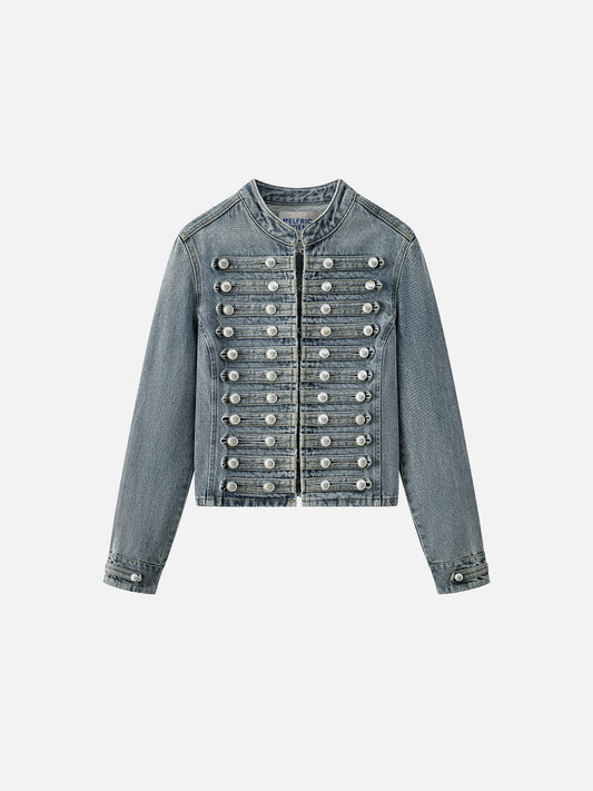 Aelfric Eden Denim Napoleon Jacket