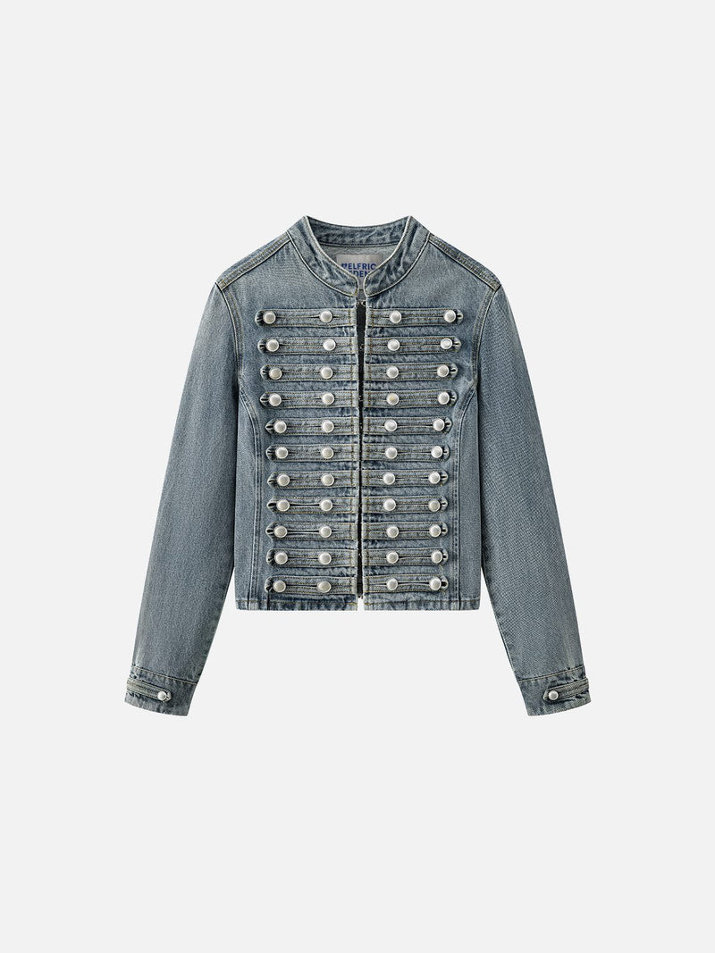 Aelfric Eden Denim Napoleon Jacket