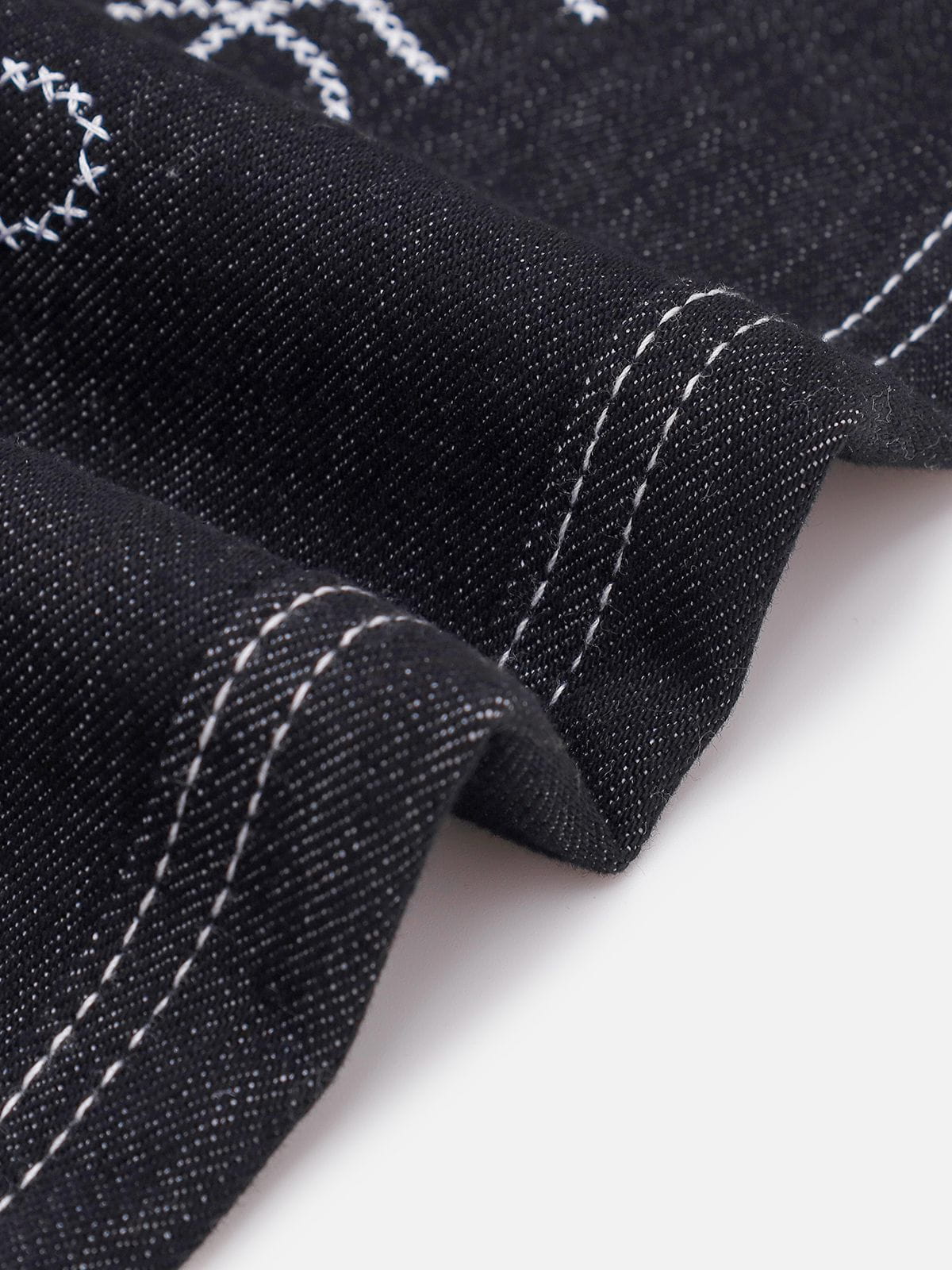 Aelfric Eden Embroidered Baggy Barrel Jeans