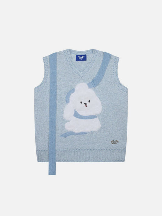 Aelfric Eden Dog Applique Sweater Vest