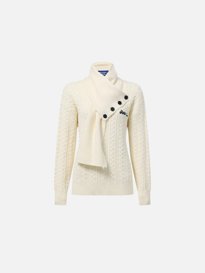 Aelfric Eden Crossover Shawl Collar Sweater