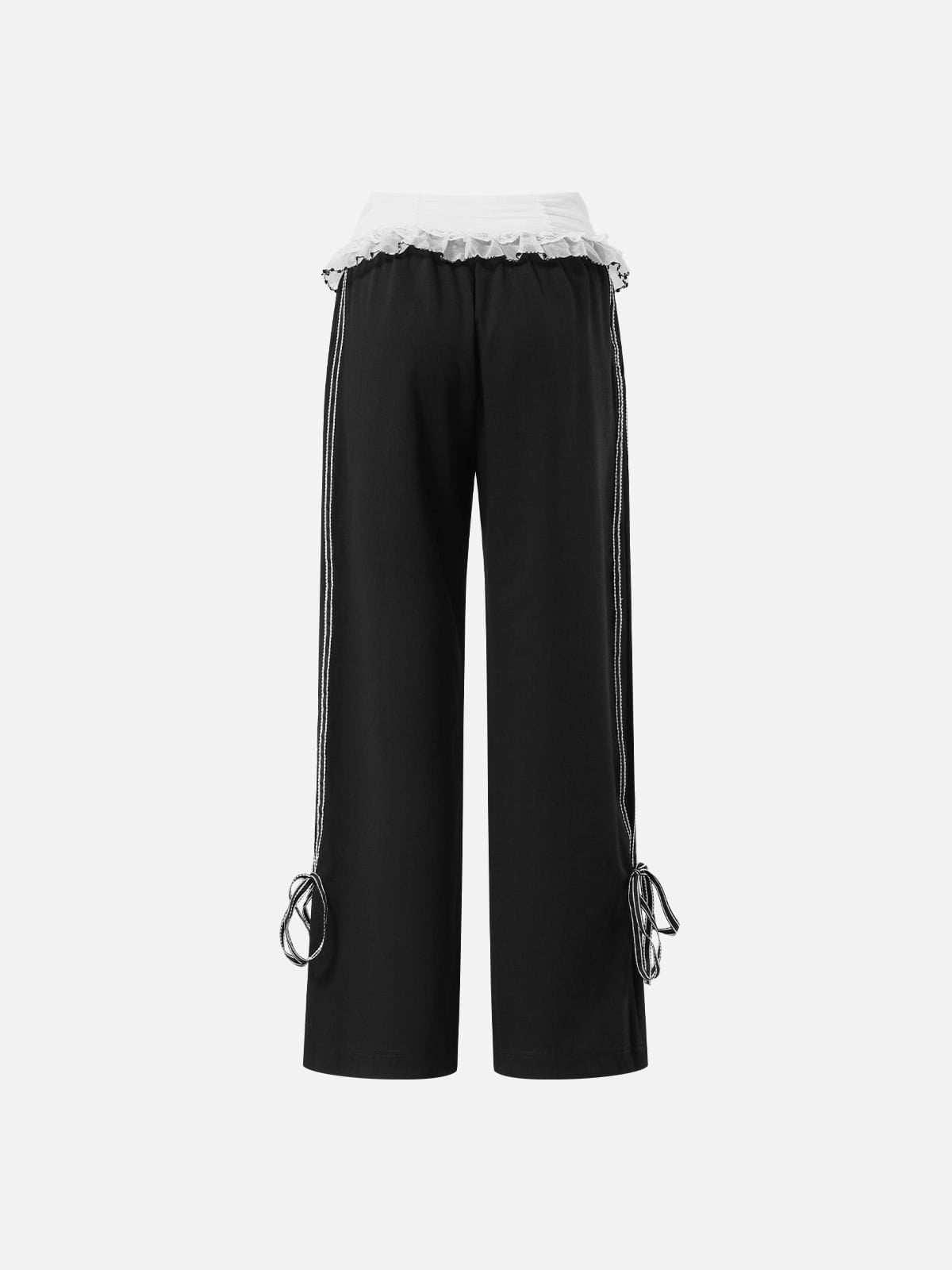 Aelfric Eden Lace Waist Bow Sweatpants