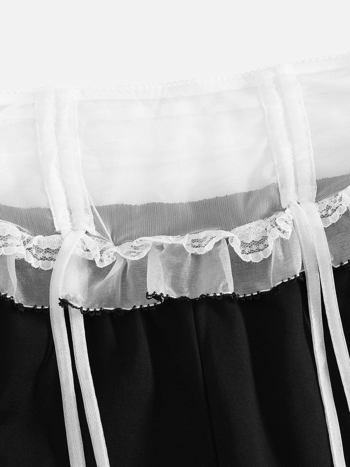 Aelfric Eden Lace Waist Bow Sweatpants