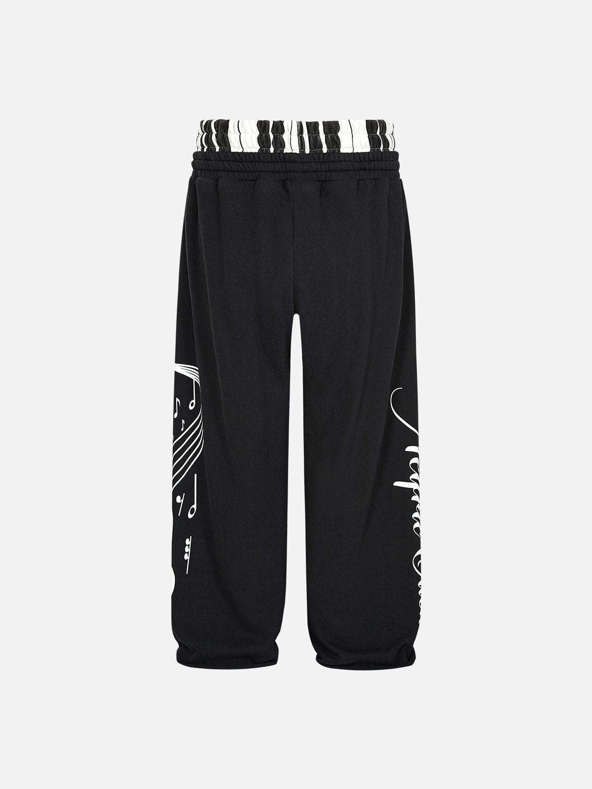 Aelfric Eden Music Graphic Distressed Sweatpants