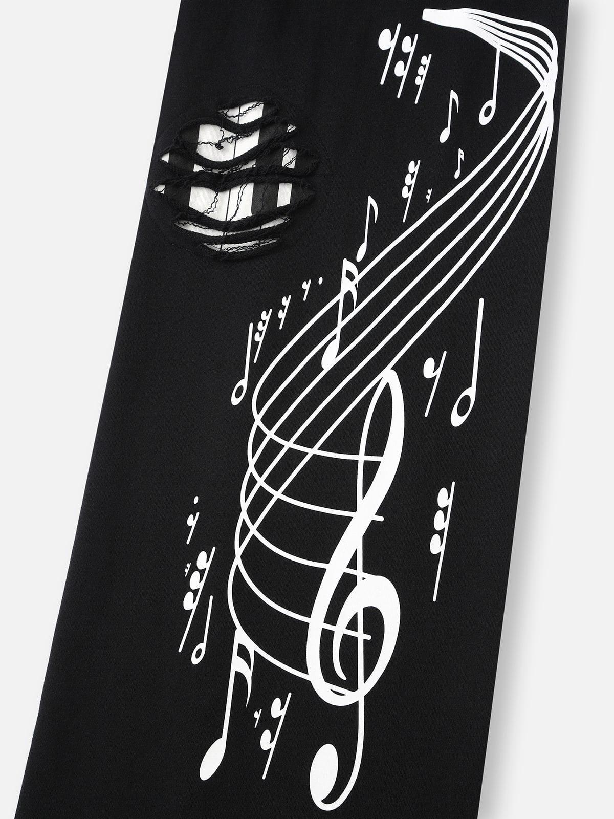 Aelfric Eden Music Graphic Distressed Sweatpants