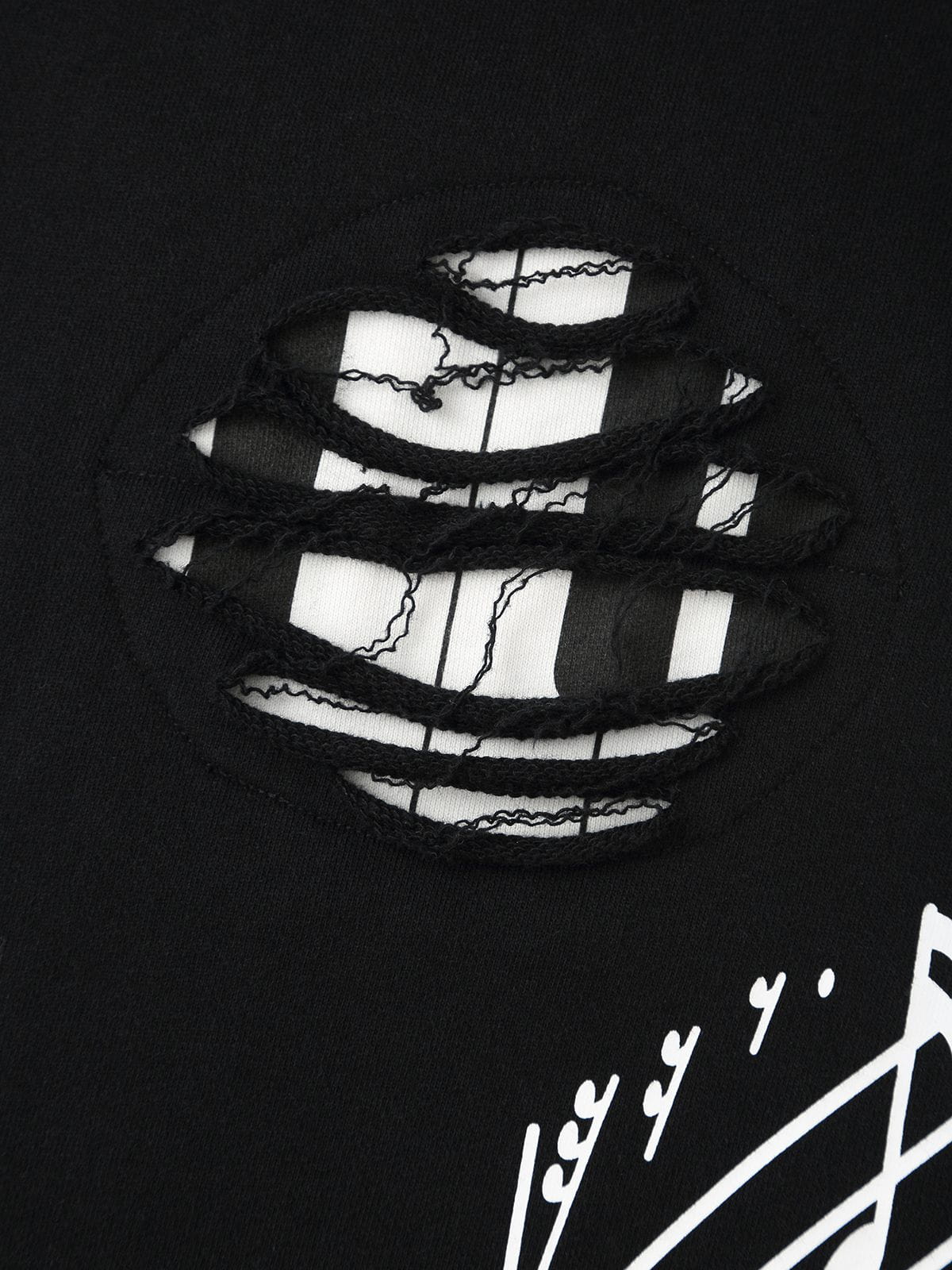 Aelfric Eden Music Graphic Distressed Sweatpants