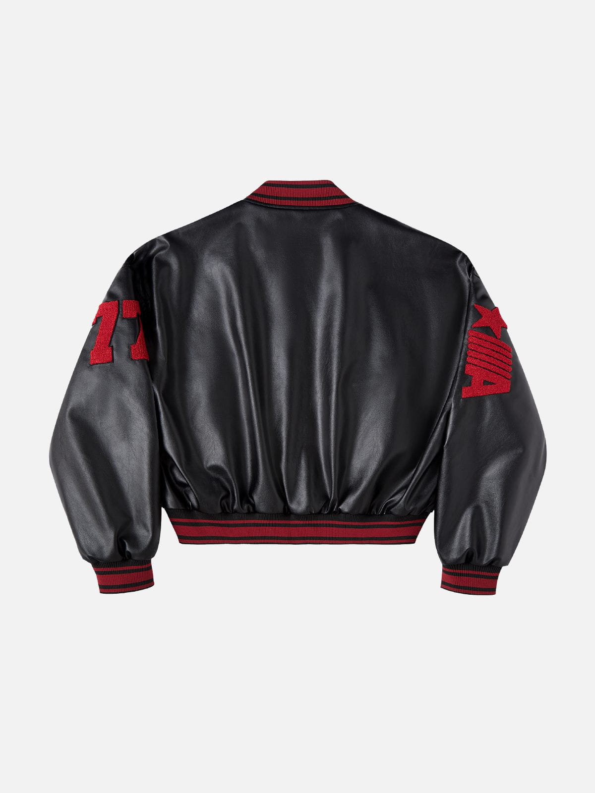 Aelfric Eden Towel Embroidered Faux Leather Jacket