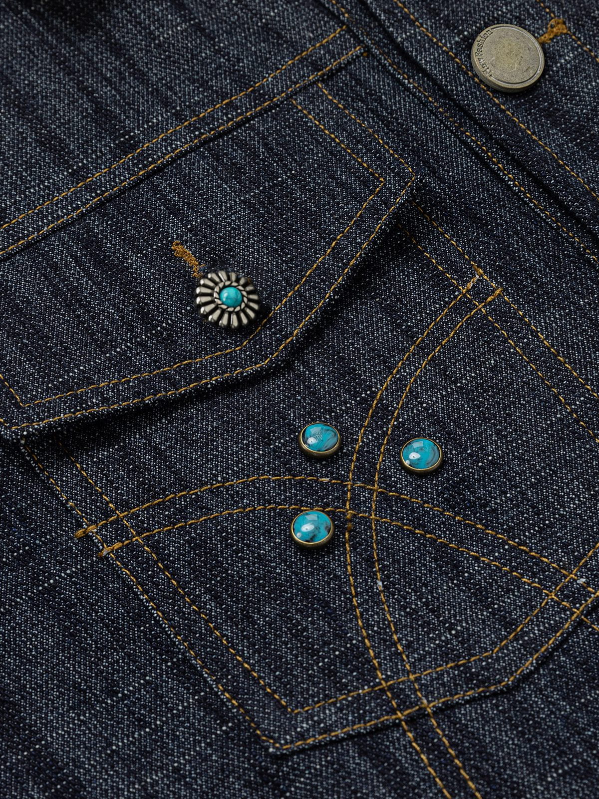 Aelfric Eden Raw Denim Trucker Jacket