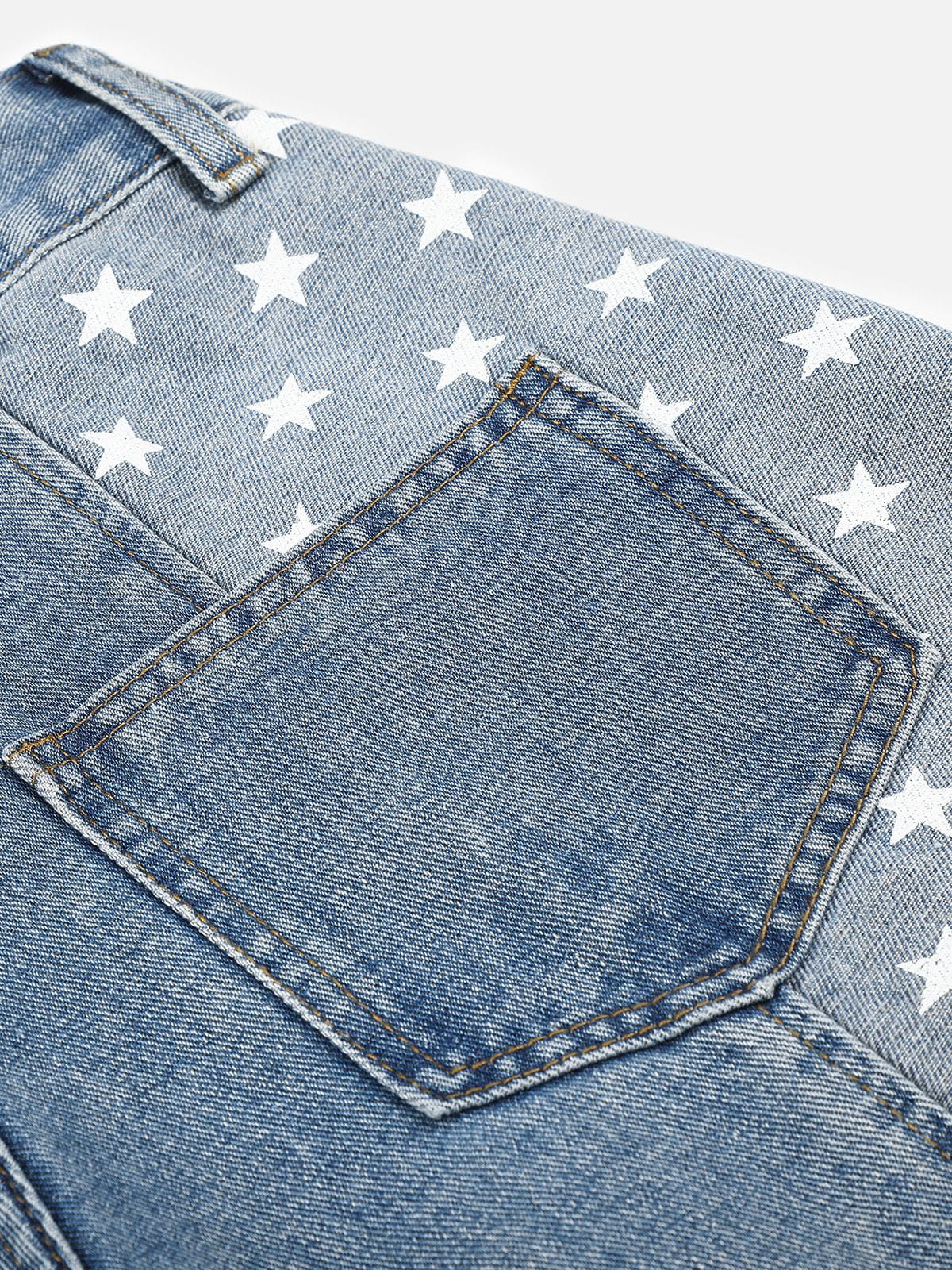 Aelfric Eden Star Graphic Baggy Barrel Jeans