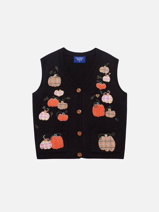 Aelfric Eden Knit Embroidered Sweater Vest