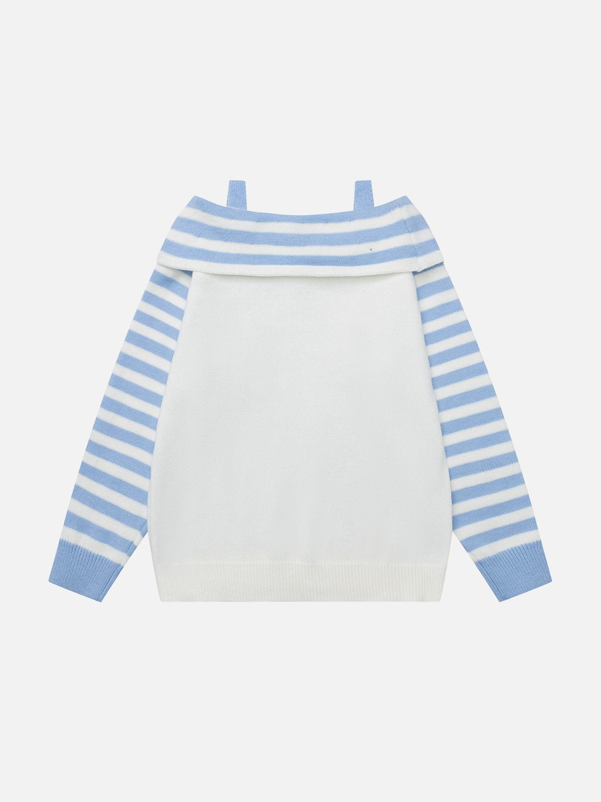 Aelfric Eden Cartoon Dog Off-The-Shoulder Sweater