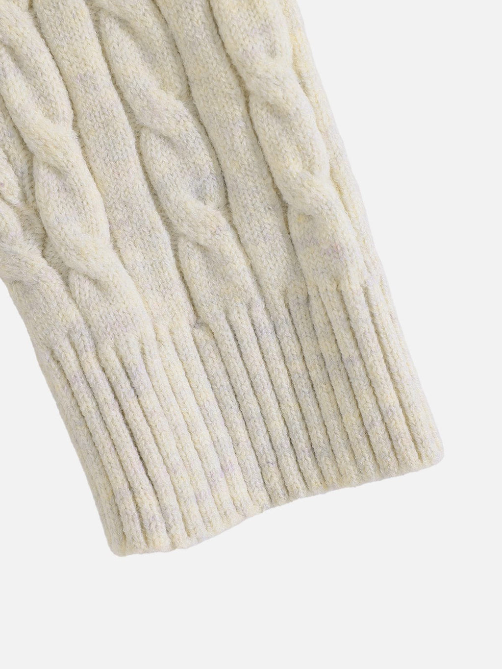 Aelfric Eden Half Zip Cable Knit Sweater
