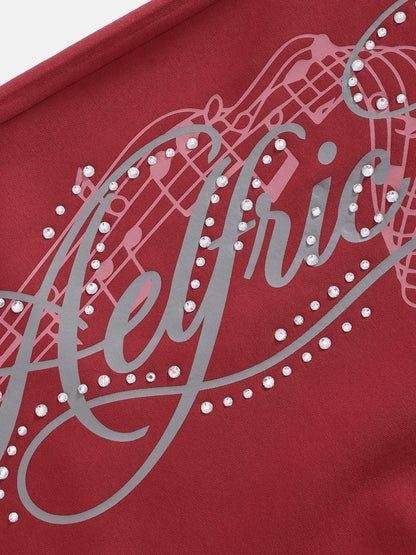 Aelfric Eden Script Rhinestone Sweatpants