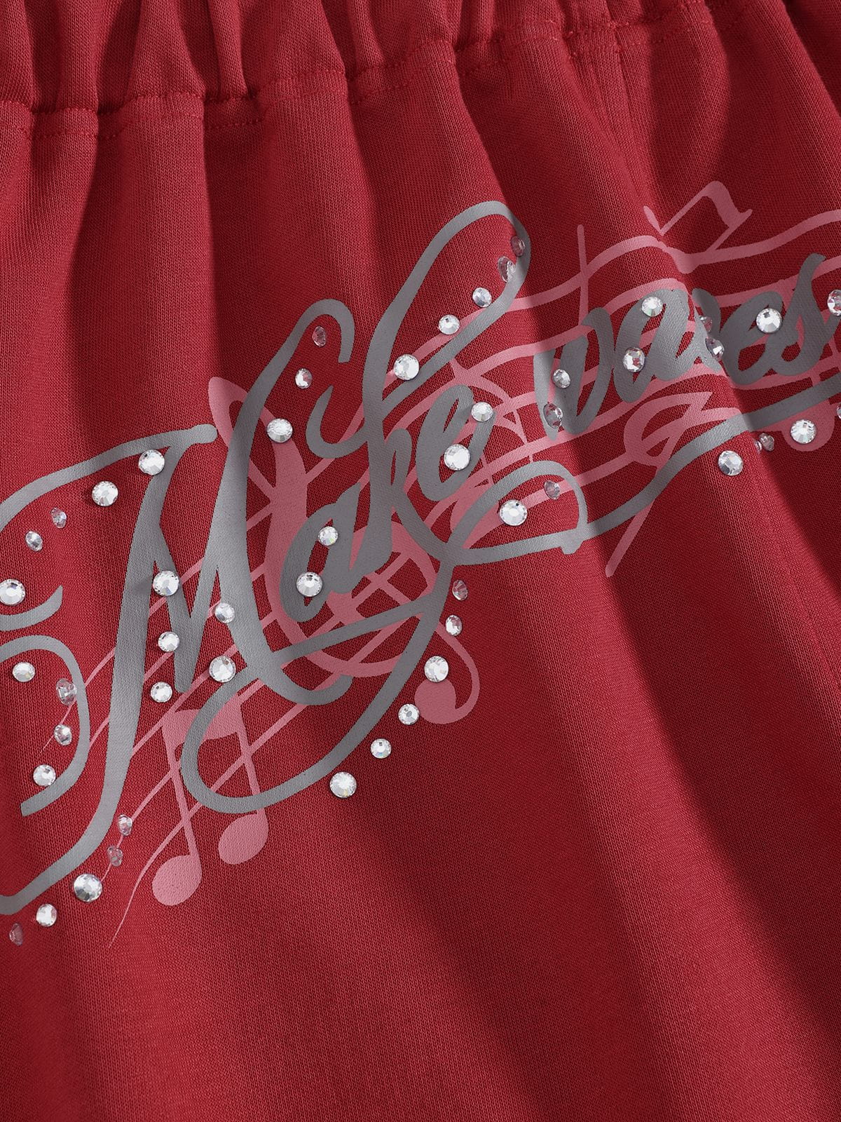 Aelfric Eden Script Rhinestone Sweatpants