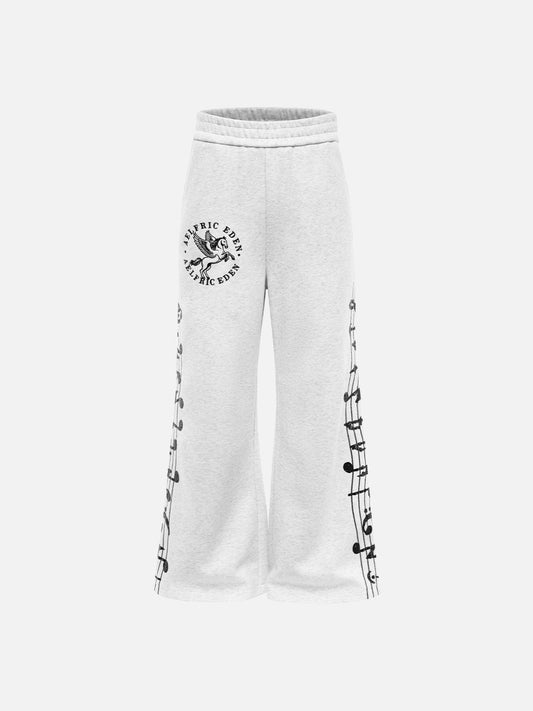 Aelfric Eden Embroidered Bootcut Sweatpants