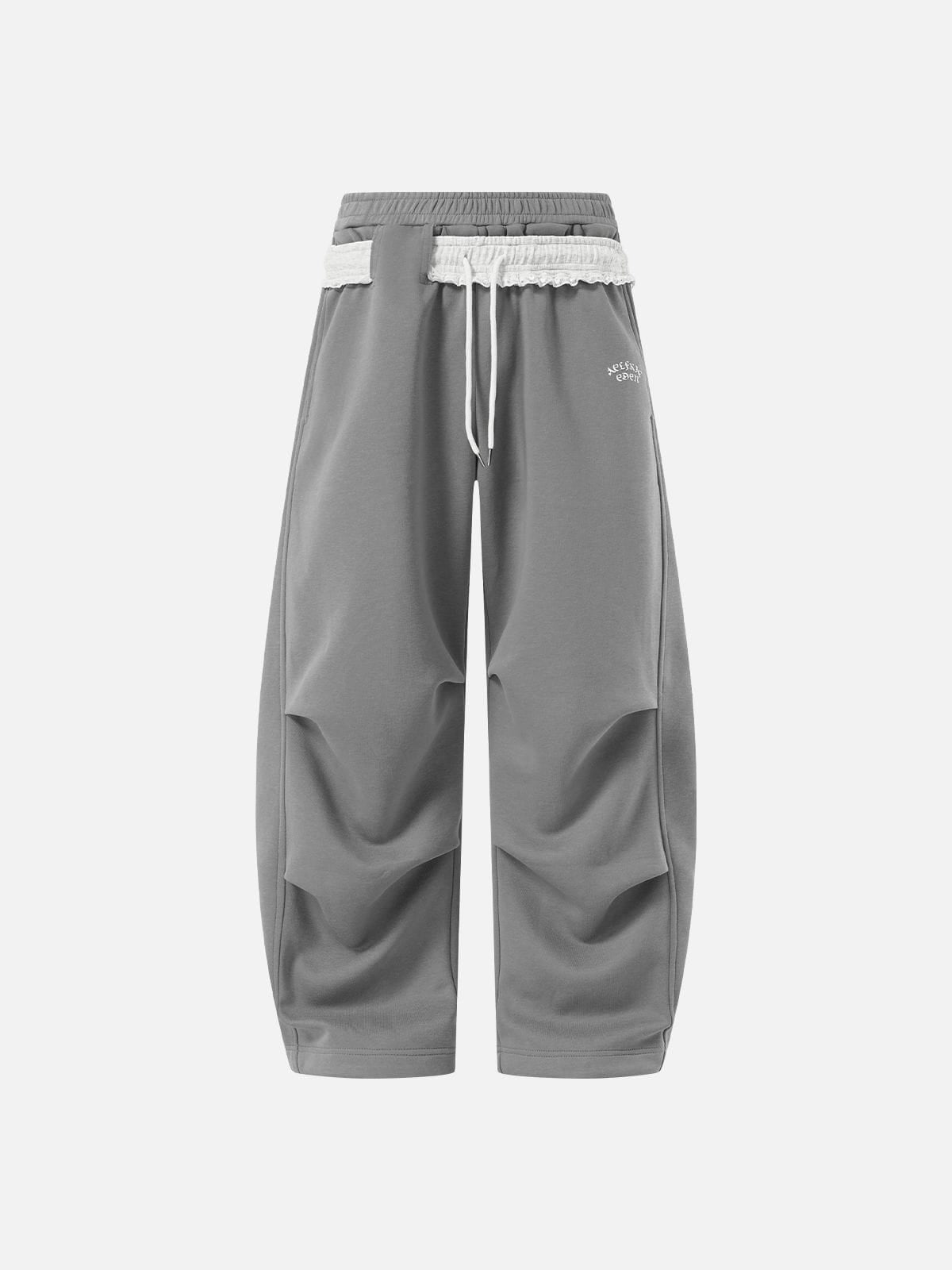 Aelfric Eden Ruffled Baggy Barrel Sweatpants