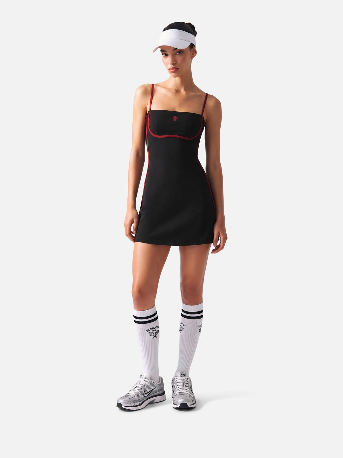 [Pre-Order] AERC Soft Contrast Trim Cami Dress