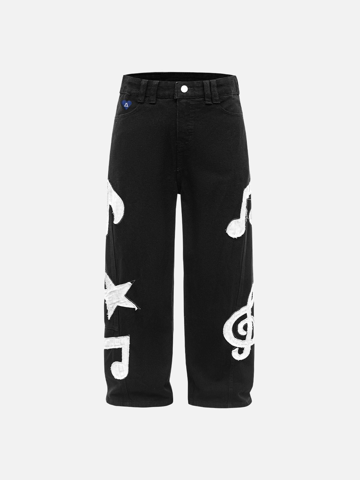 Aelfric Eden Music Note Embroidered Jeans