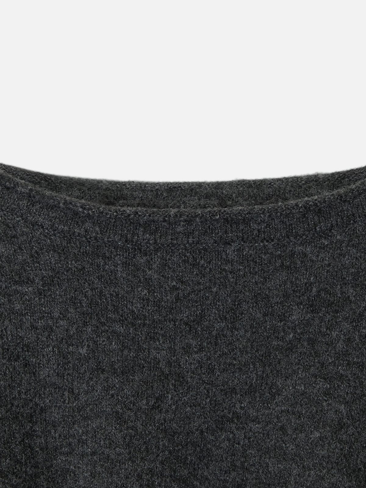 Aelfric Eden Plaid Panel Sweater