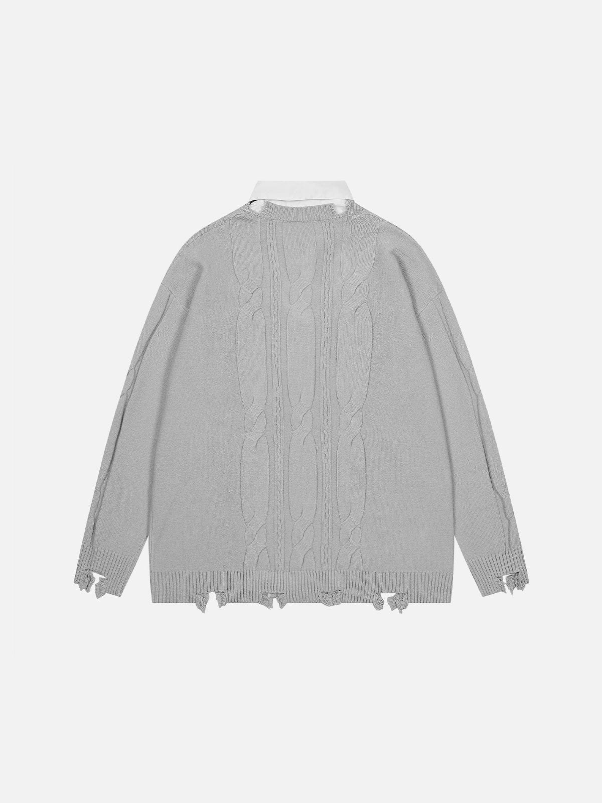 Aelfric Eden Tie Layered Sweater