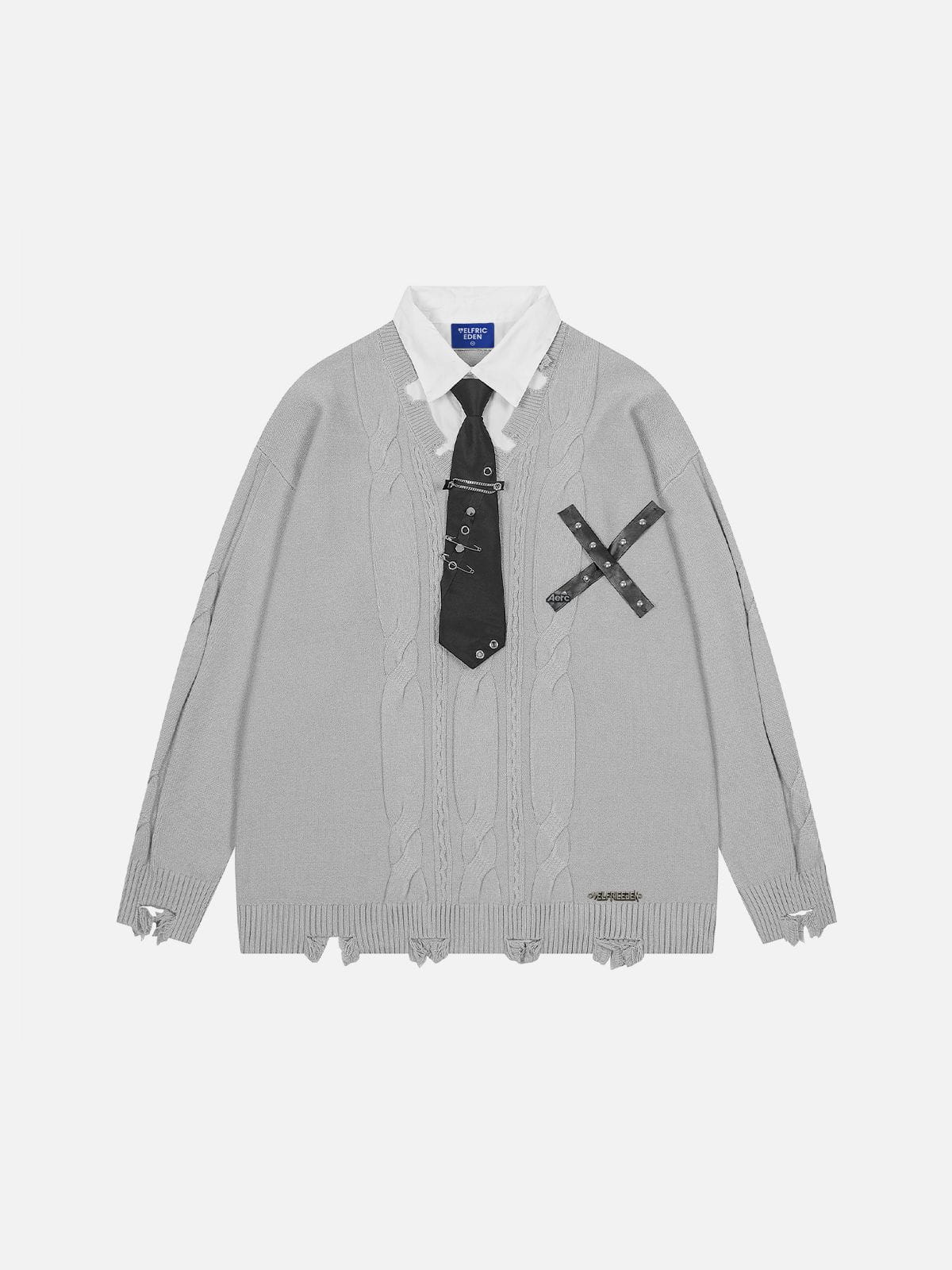 Aelfric Eden Tie Layered Sweater