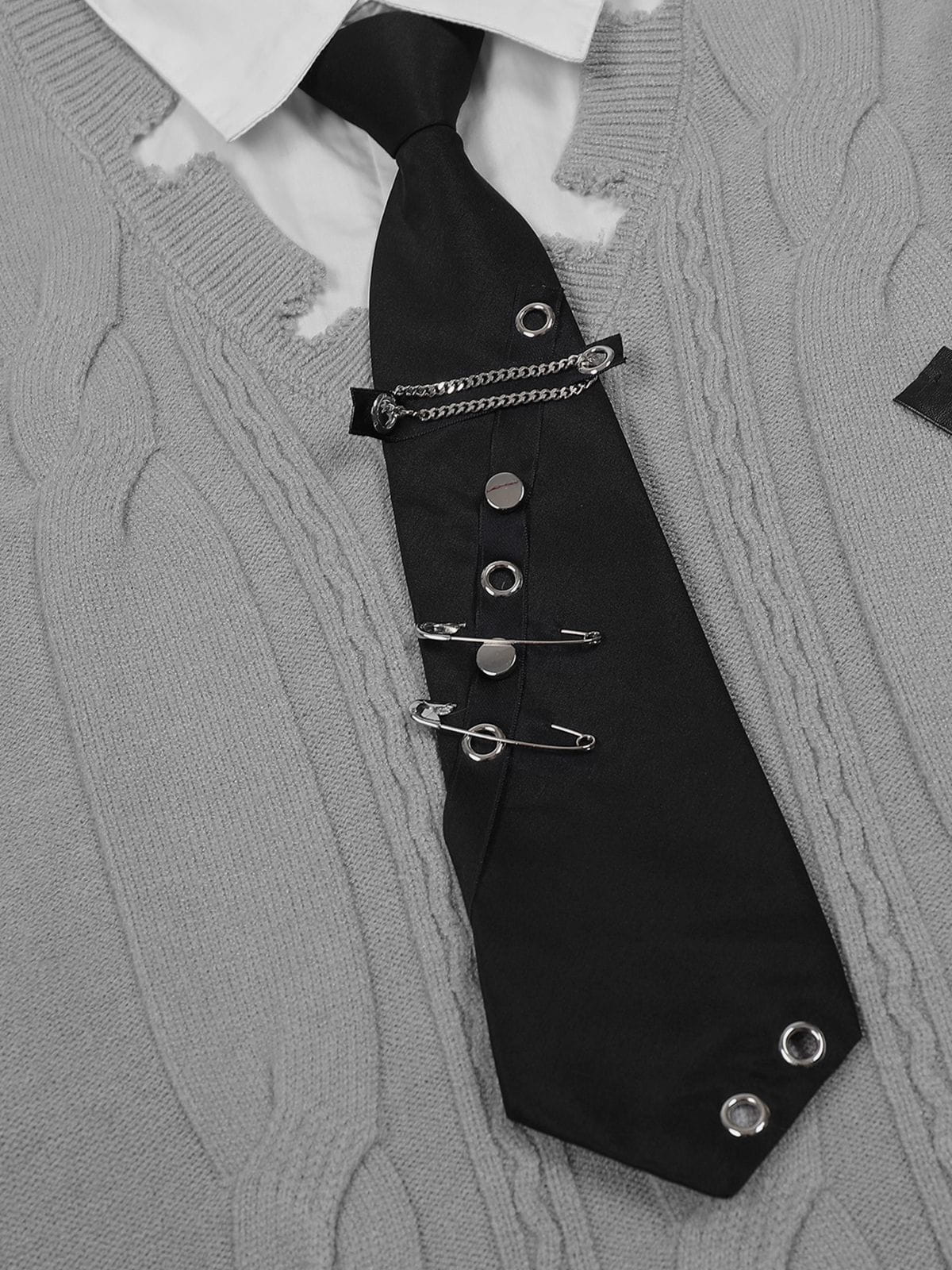 Aelfric Eden Tie Layered Sweater