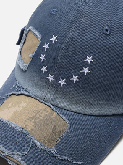 Star Patch Distressed Cap