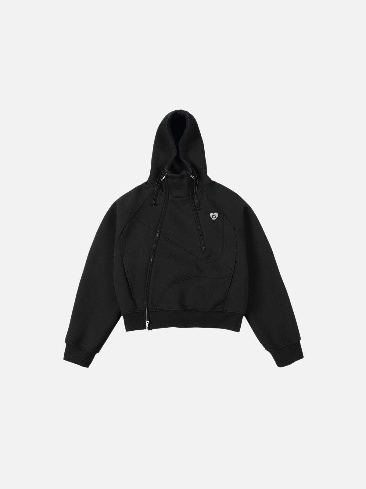 Aelfric Eden Boxy Panel Zip Up Hoodie